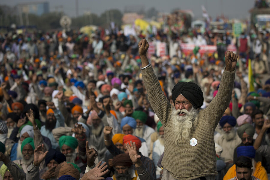 &lsquo;Our land is our mother&rsquo;: Farmer protests fill New Delhi streets
