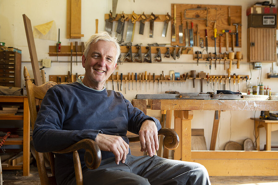 Tom Ex - artist, sculptor, furniture maker.retired, now