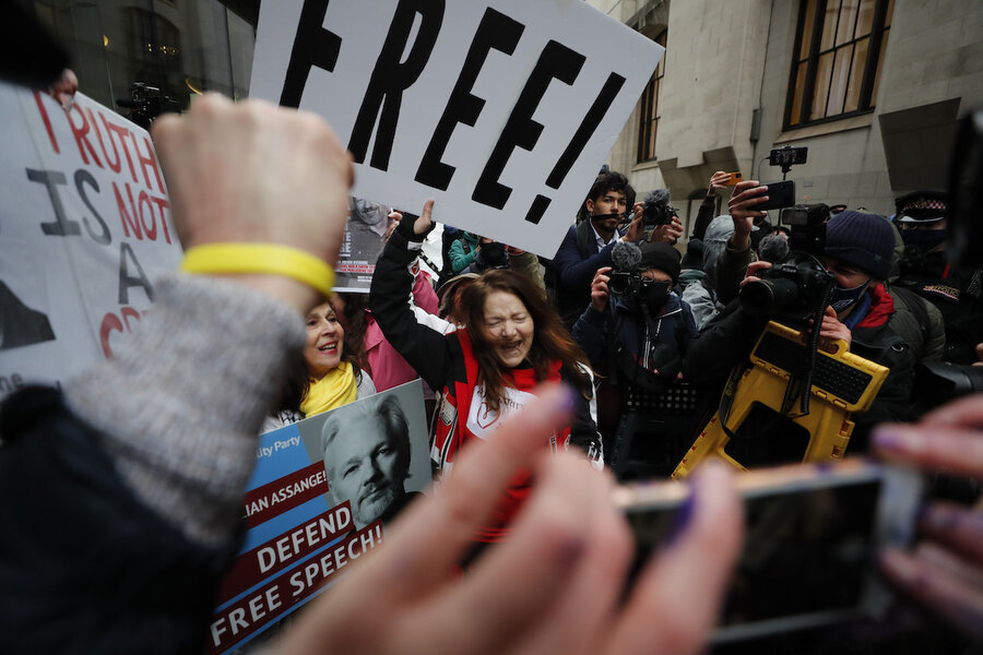 Assange to remain in UK as US extradition request denied