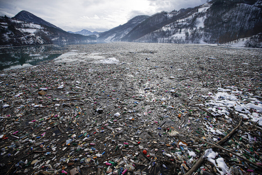 How will Balkan nations respond to a lake covered in trash?