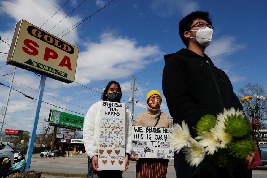 www.csmonitor.com: Across the US, rallies to denounce Asian hate and misogyny www.csmonitor.com: Across the US, rallies to denounce Asian hate and misogyny