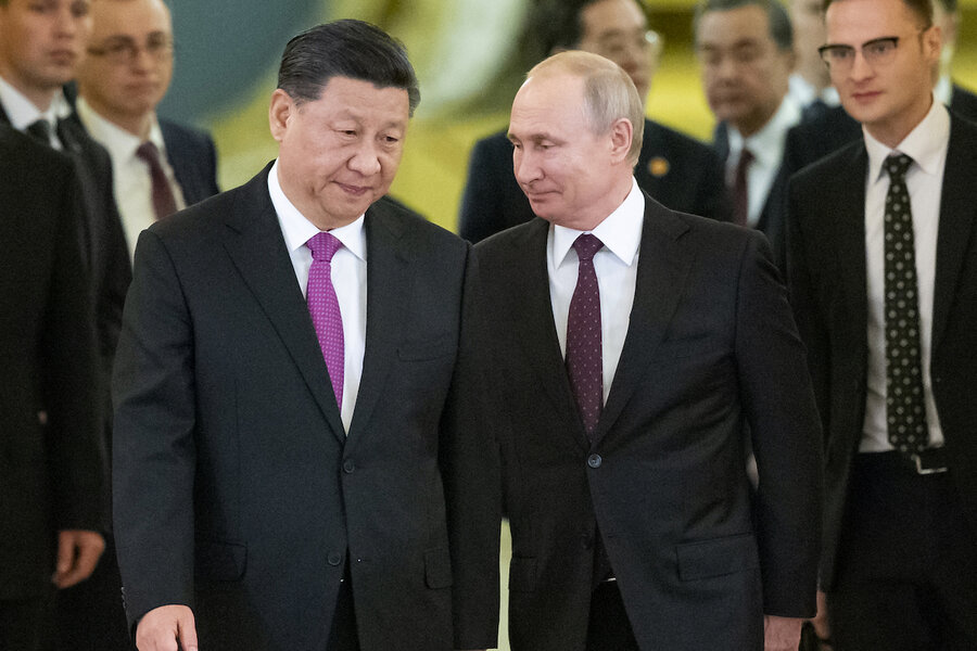 Vying with the West for power, Russia moves closer to China