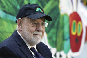 Eric Carle loved the world in simple words and bright colors