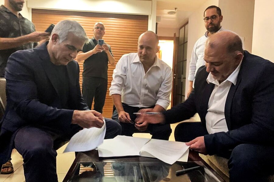 In a first for Israeli politics, Arab party to join government