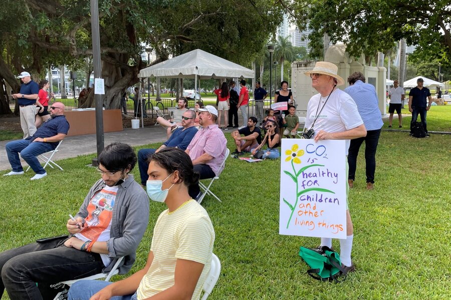 <p>Critics Bet their claim to climate activism in Miami thumbnail