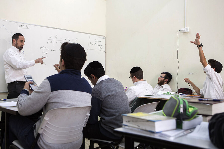 In Israel, religious schools begin opening an old world to the new