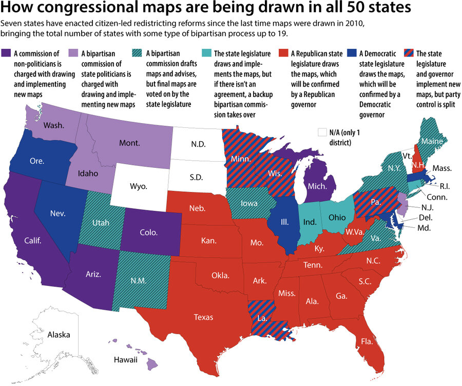 Nonpartisan redistricting? Reform efforts meet reality. - CSMonitor.com