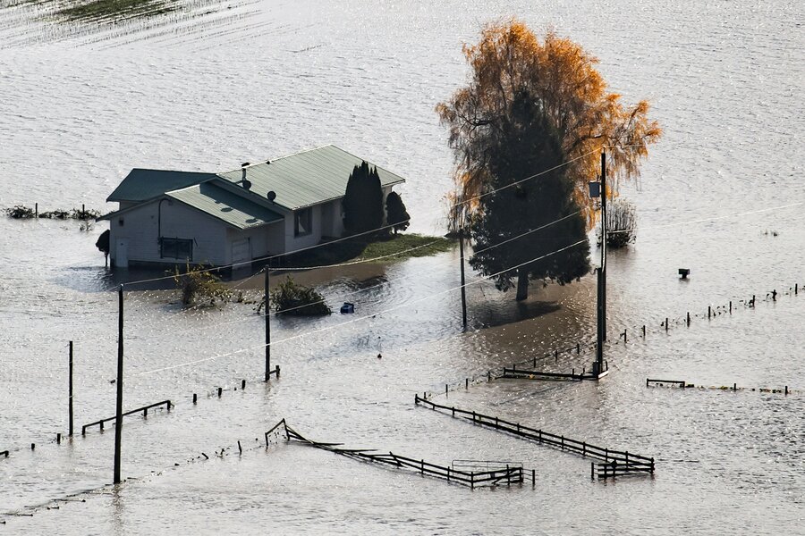 Evacuations underway as floods drench British Columbia