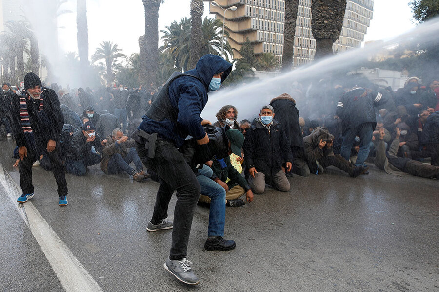 Unemployed Tunisians gave strongman a chance. Where are the jobs?