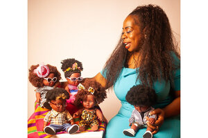 Girl Doll with Downs Syndrome with Dark Skin  Early Years Resources