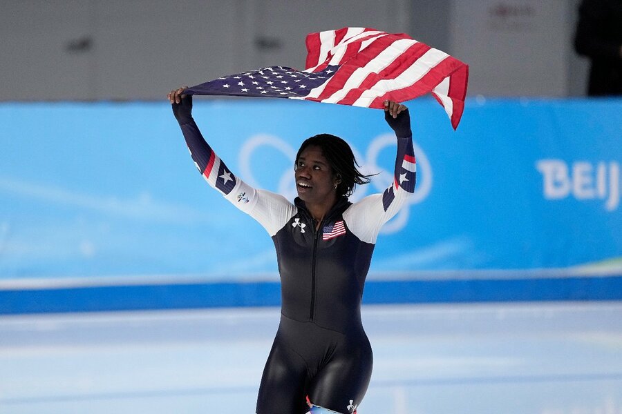 Erin Jackson: First Black woman to win US gold in speedskating