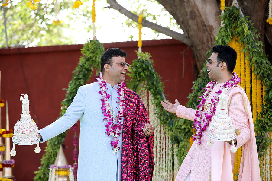 Indian Gay Force Sex - Same-sex marriage: Why Indian couples aren't waiting for the courts -  CSMonitor.com
