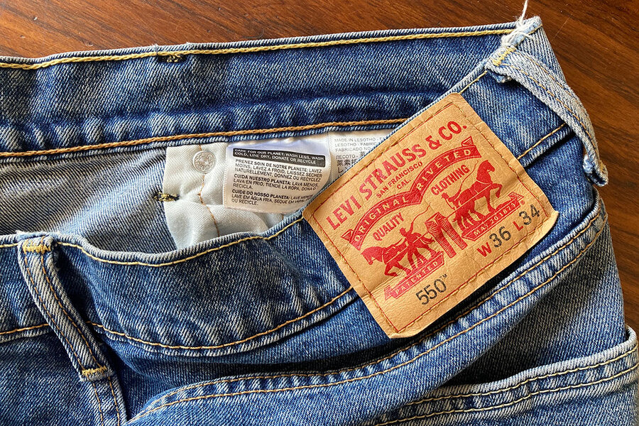 Levi's bluejeans fast fashion travels around the world 