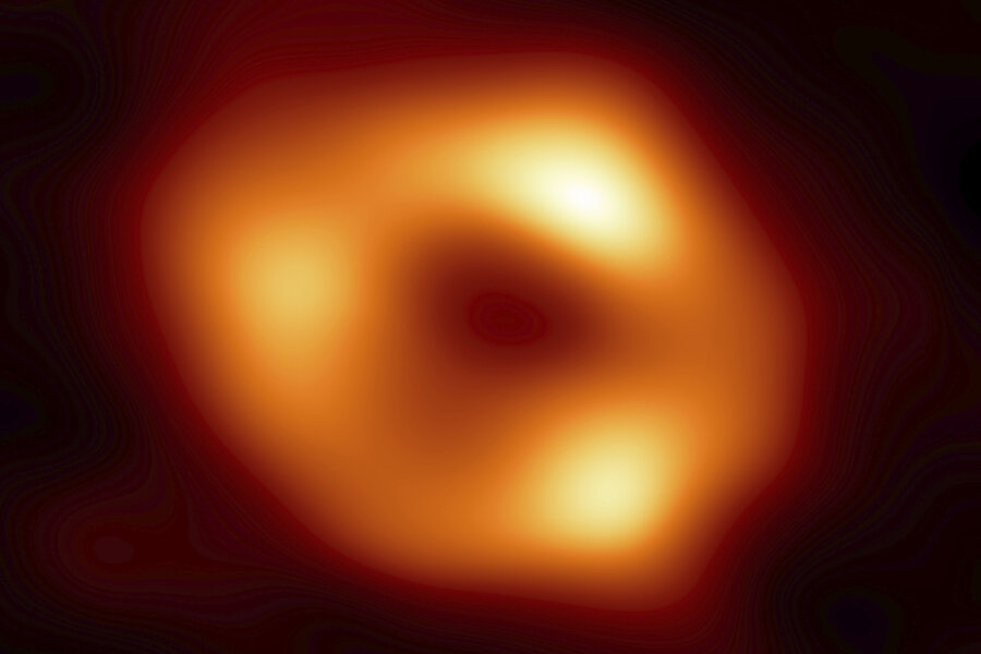 Smile! Scientists snag 1st photo of Milky Way black hole.