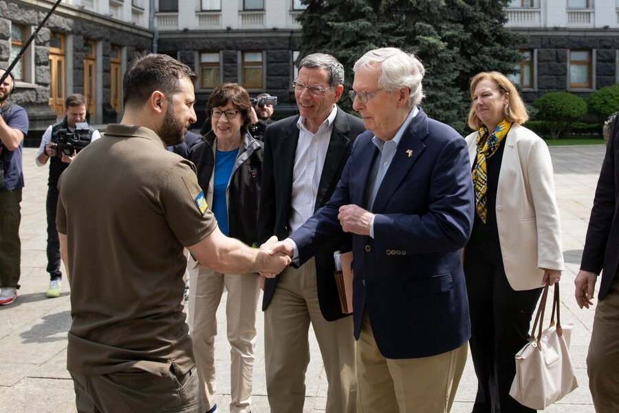 Sen. McConnell visits Ukraine, praises Finland and Sweden NATO moves