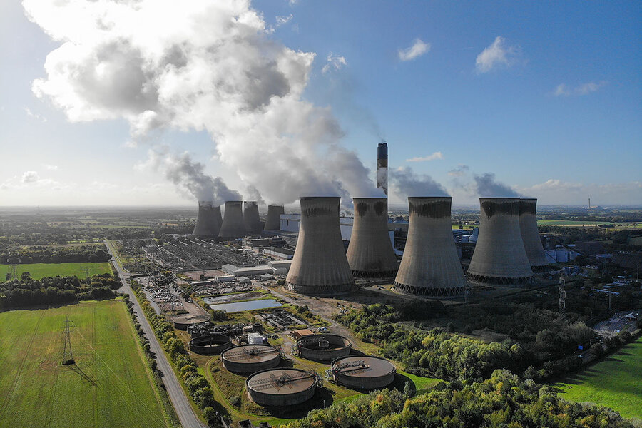 burning coal power plant