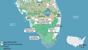 Everglades Inside One Of The World S Largest Restoration Efforts 1140450 2 0616 Everglades Map Large