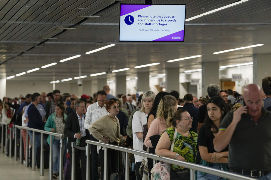 European airports grind to halt with long queues, not enough staff