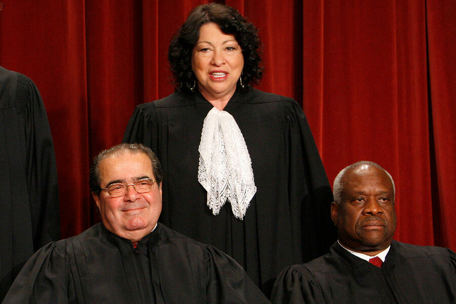 Supreme Court Justices, From left, Chief Justice of the United