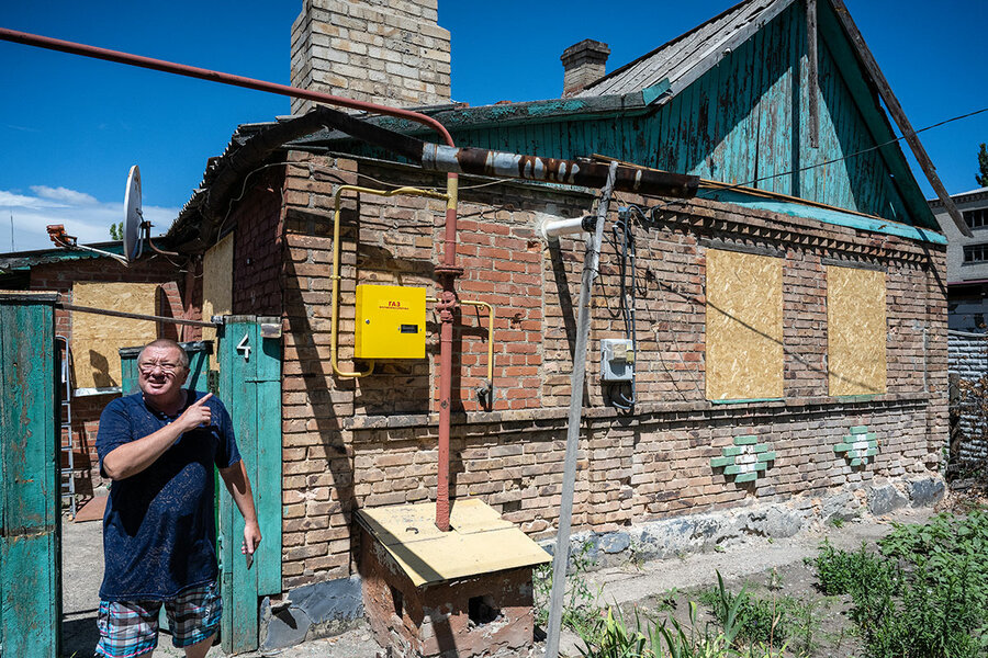 Stay or leave? Ukrainians struggle as sounds of war draw close.