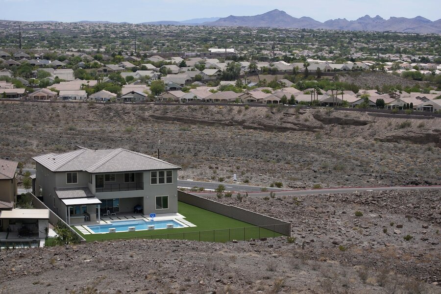 In Las Vegas, intense drought means smaller swimming pools