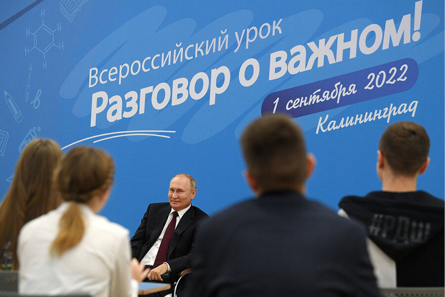 Kremlin pushes patriotism in class. Teachers and parents push back.