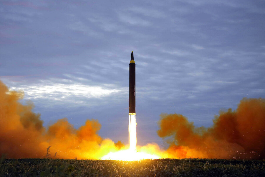 Missile soars over Japan in North Korean weapons test