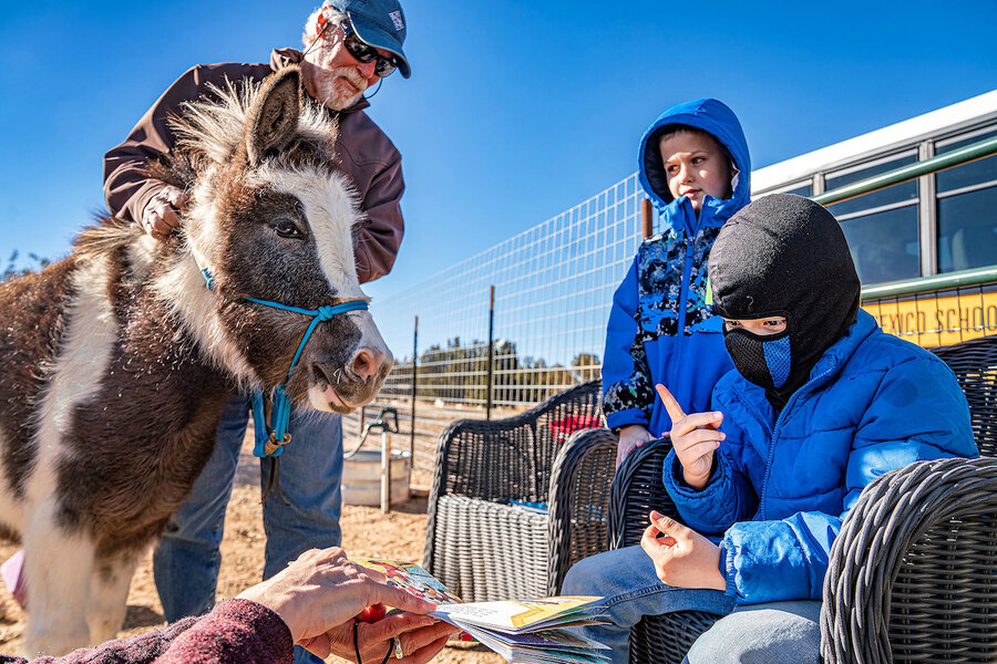 ‘Horse wisdom’: New Mexico equine therapy center aids those in need thumbnail
