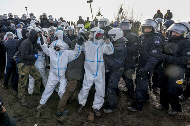 German protesters argue for Paris Agreement in fight over coal mine - Vimarsana News