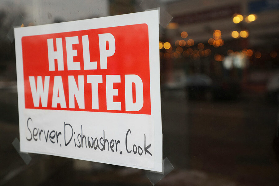 Income inequality in decline? Tech jobs fade, waitstaff jobs boom. -  CSMonitor.com