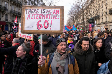 French Protesters Against Pension Reform Storm LVMH Paris — Anne of  Carversville