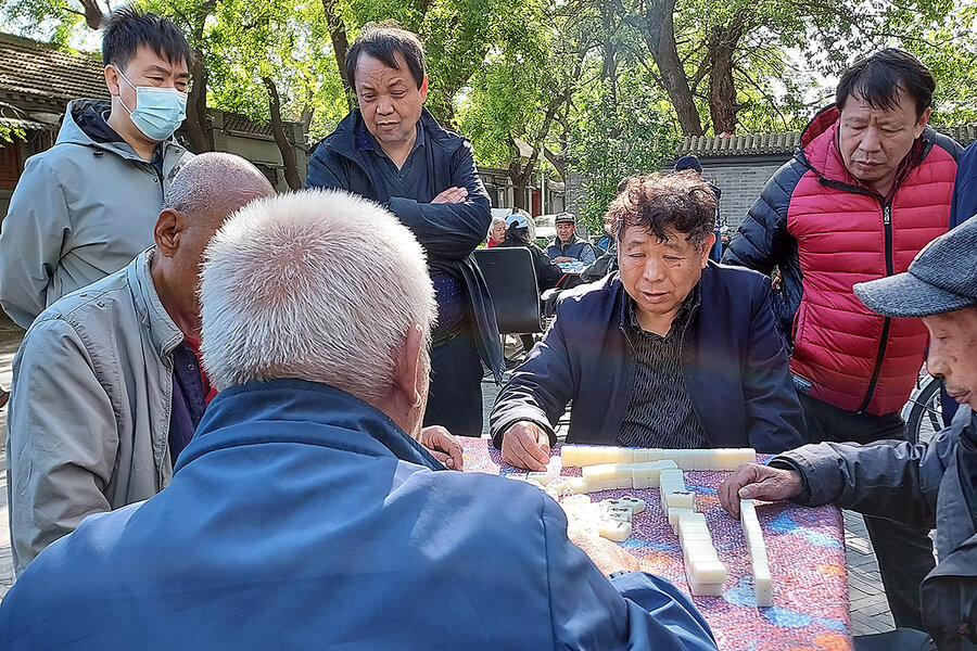 Back in Beijing, without big white suits