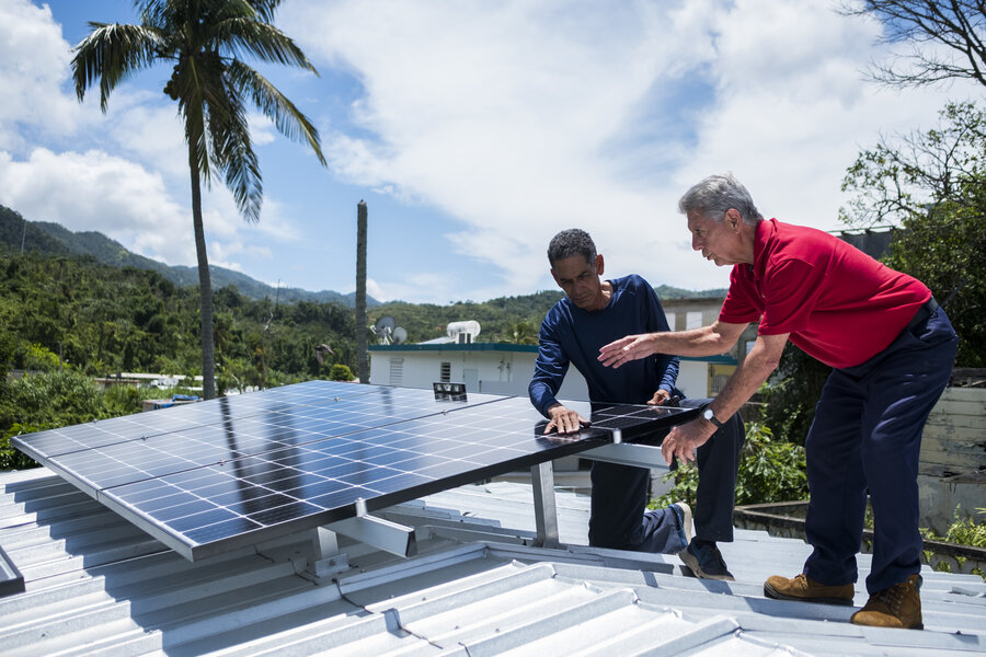 How a Puerto Rican community is battling blackouts with solar power