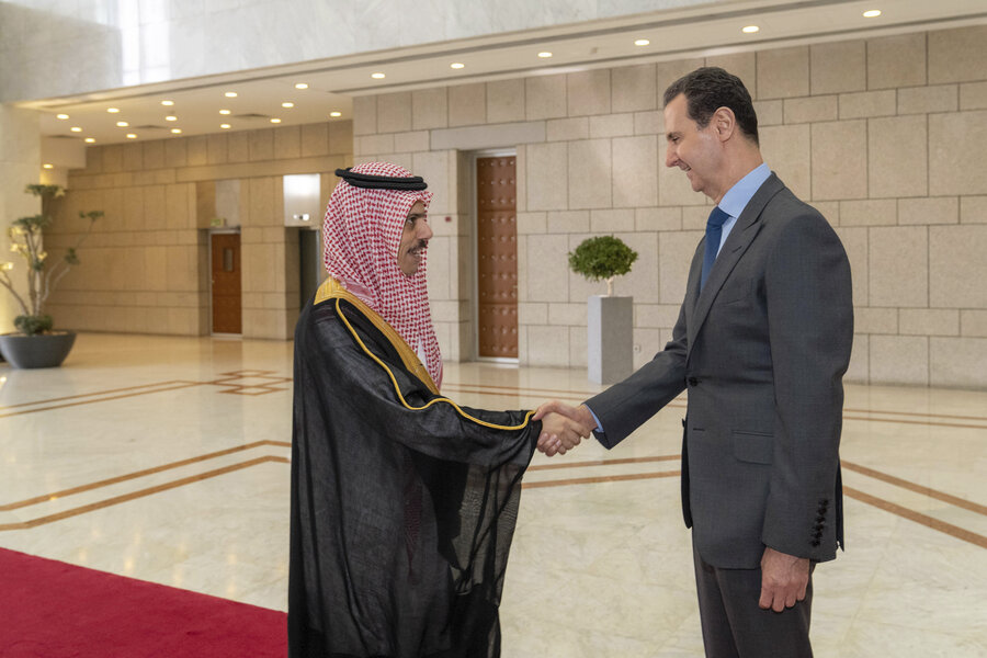 كانت سوريا منقسمة حول تطبيع العلاقات بين الأسد والسعودية