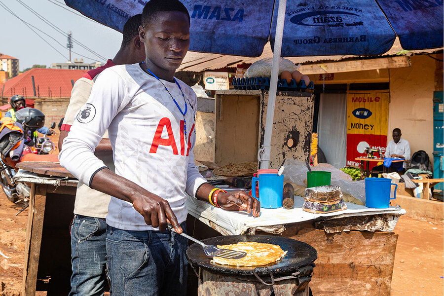 Uganda rolex street meals hits price tag difficulties
