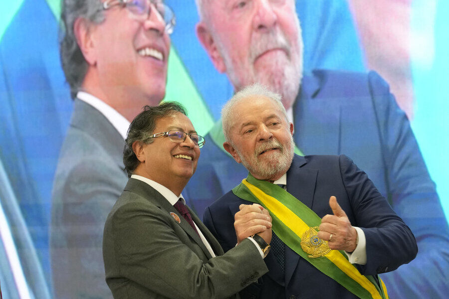 Presidents of Brazil, Colombia meet to promote climate summit