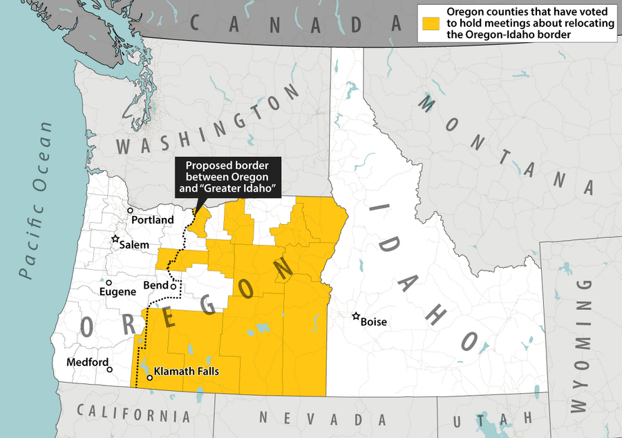 Break free from Portland? Why eastern Oregon wants to join Idaho ...