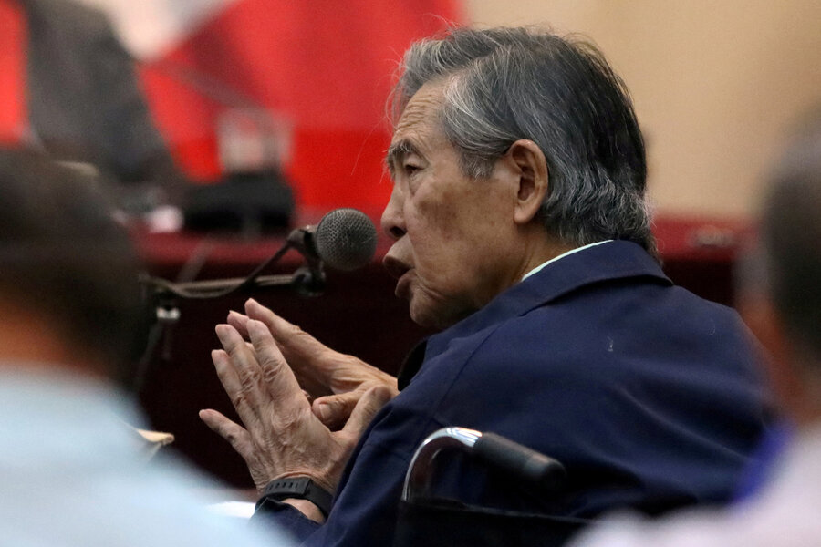 Peruvians divided as ex-president, jailed for massacres, walks free