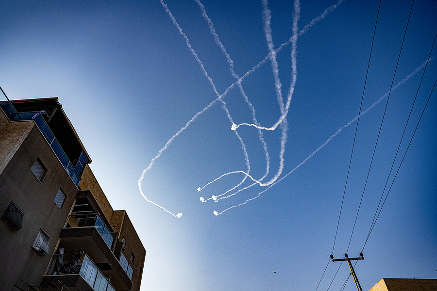 In Israeli border town, rockets an audible reminder Hamas is unbeaten