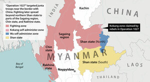 Myanmar S Civil War Is The Stalemate Breaking CSMonitor Com 1169661 1 Myanmar Map Standard