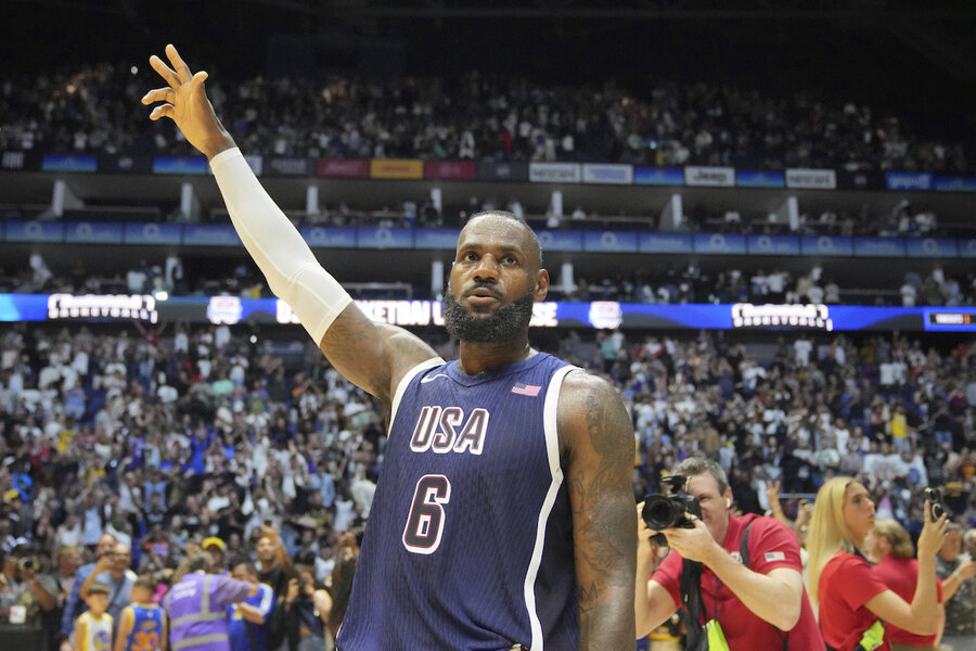 LeBron James and Coco Gauff will carry the Stars and Stripes aloft at ...