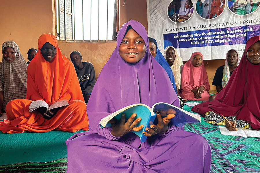 Many Nigerian girls have been forced to leave school. Mentors help them return.