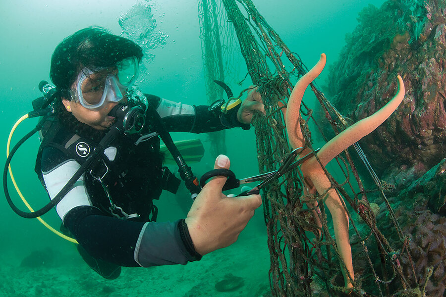 Abandoned ‘ghost gear’ kills sea life. A Myanmar nonprofit is turning the tide.