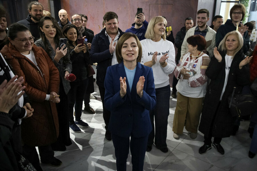 Moldova’s pro-West president, reelected, slams external ‘hostile forces’