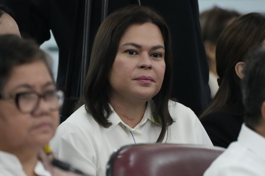 Why did the Philippine vice president threaten to assassinate her boss?