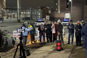 Participants in the vigils argue there has been a miscarriage of justice that they hope will be righted when President-elect Donald Trump takes office.