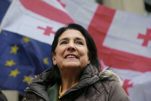 Salome Zourabichvili, Georgia’s “only legitimate president,” warned at a Monitor Breakfast that American interests would be at risk should her country fall under Russia’s sway.