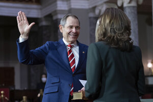 Utah Sen. John Curtis doesn’t always agree with President Trump. But his approach is aimed at consensus – and shows how the Senate GOP has changed.