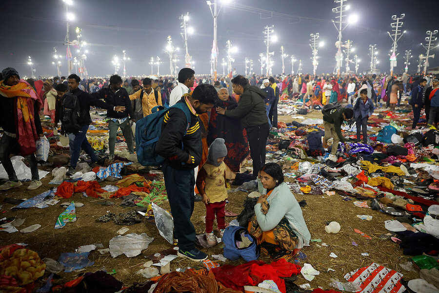 He went to capture the beauty of Hinduism. Then the stampede happened.