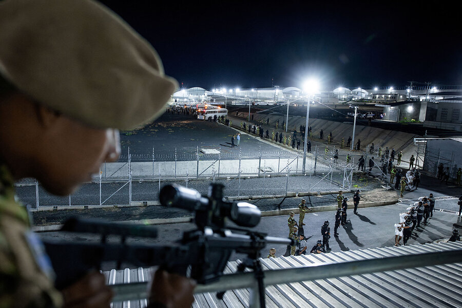 With Venezuelan deportations, is Trump taking a page from El Salvador’s playbook?